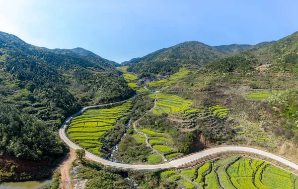 Chinesisches Terrassengebirge — Stockfoto