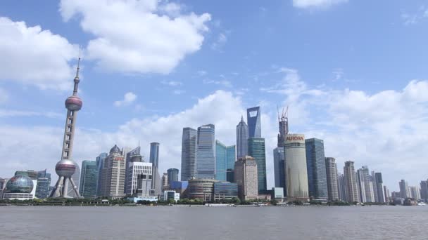 Shanghai skyline — Stockvideo