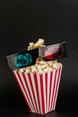 İzole patlamış mısır