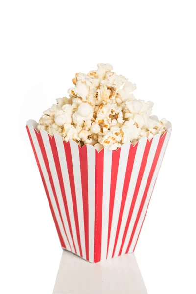 Box of Popcorn Isolated — Stock Photo, Image
