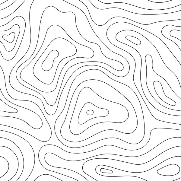 Topografik çizgi deseni, harita manzarası arkaplanı görüntünün üstünde. Vektör soyut çizgisi