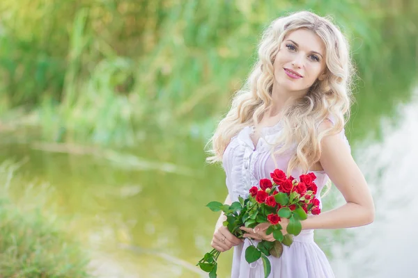 Schoonheid vrouw portret — Stockfoto