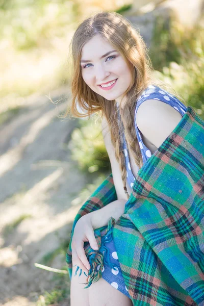 Beautiful happy woman — Stock Photo, Image