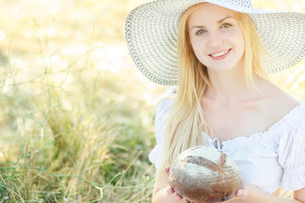 portrait of young beautiful woman