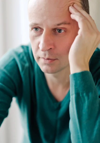 Retrato de hombre calvo — Foto de Stock