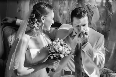 Gelin ve damat ve düğün Zamanı