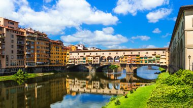 Florence, Ponte Vecchio (Tuscany, İtalya)