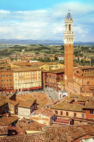 Siena, Toscana, Itália — Fotografia de Stock