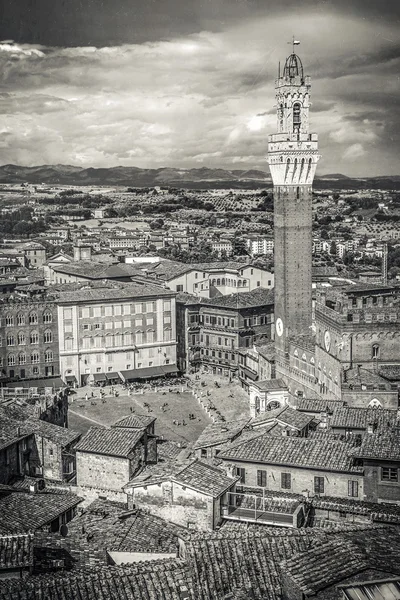 Siena, Toskana, Italien — Stockfoto