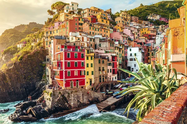 Riomaggiore, cinque terre, italya — Stok fotoğraf