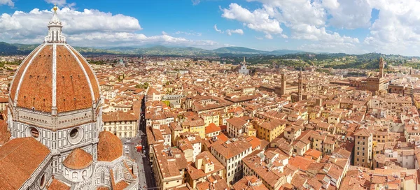 Florence panoram a katedrális Santa Maria del Fiore, Olaszország Stock Kép