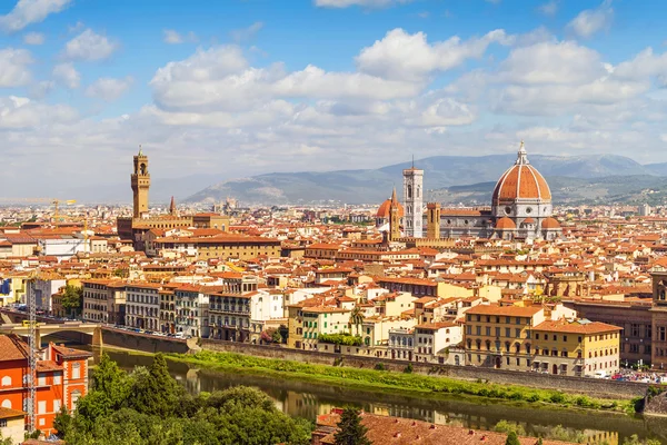 Panoramę Florencji (Włochy, Tuscany) Zdjęcie Stockowe