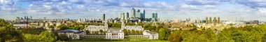Londra manzarası formu Greenwich Parkı