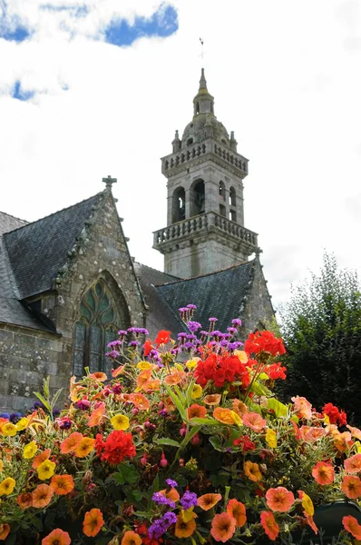 Plonevez-du-Faou kilisede Saint-Pierre — Stok fotoğraf