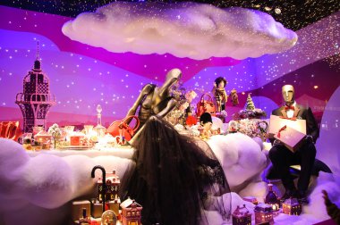 Burberry Windows Store ile Noel dekorasyon