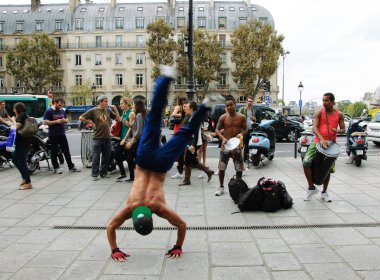 Capoeira önce kamu performans erkekler