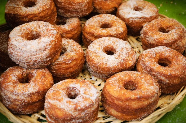 Traditional French puff doughnuts — Stock Photo, Image