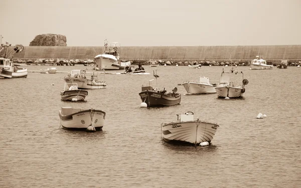 Sagres Portugalsko Května 2015 Rybářské Lodě Přístavu Sagres Regionu Algarve — Stock fotografie