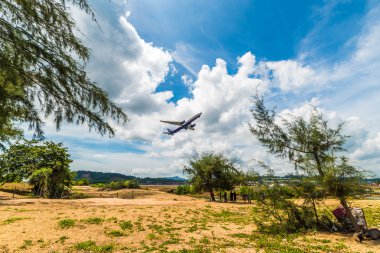Phuket, Tayland; Eylül 20,2015 Aeroflot havayolu uçak ta
