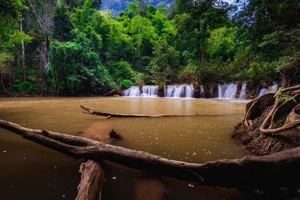 Thi Waterfall Largest Waterfall Thailand — Stock Photo, Image