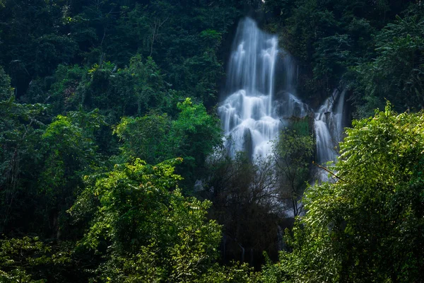 Thi Waterfall Largest Waterfall Thailand — Stock Photo, Image