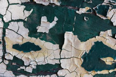 Cracked, peeling and dirty surfaces