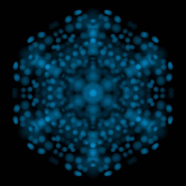 El çizimi mandala. Renkli kabile süsüyle etnik mandala.