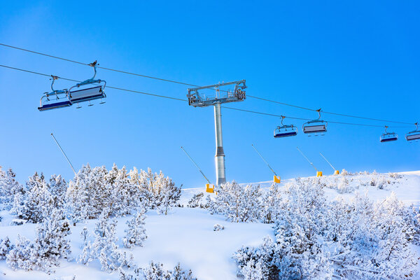 chair lift for skiing