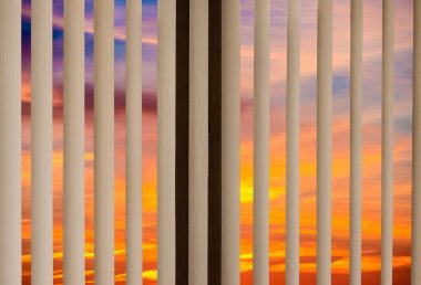 pencere güneşlikler günbatımı