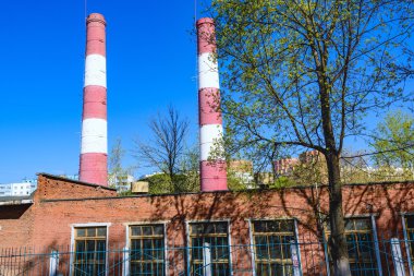 tuğla baca, sıcak su kazanı