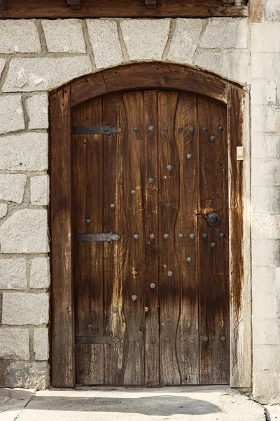 Porta de madeira velha — Fotografia de Stock