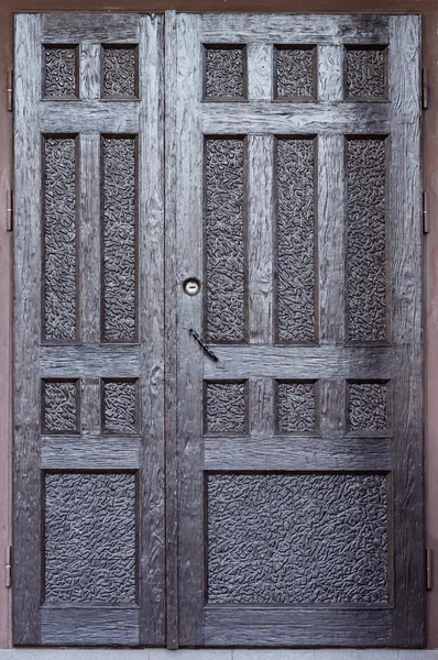 Puerta de madera vieja —  Fotos de Stock
