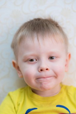 Bir çocuğun portresi.