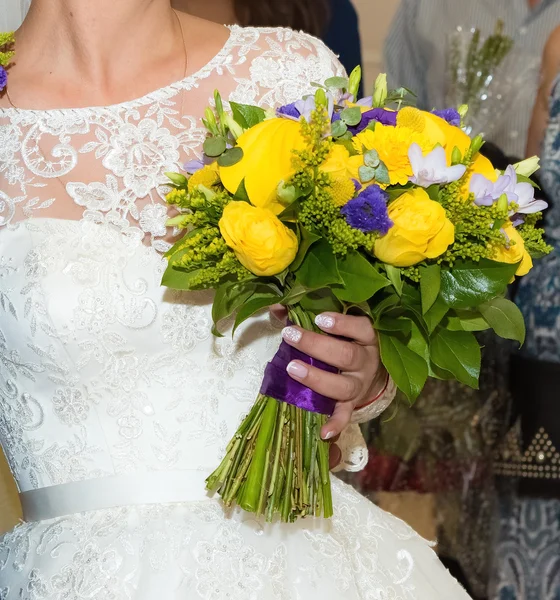 Bouquet of flowers wedding Ceremony — Stock Photo, Image
