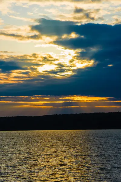 Sunset in clouds — Stock Photo, Image