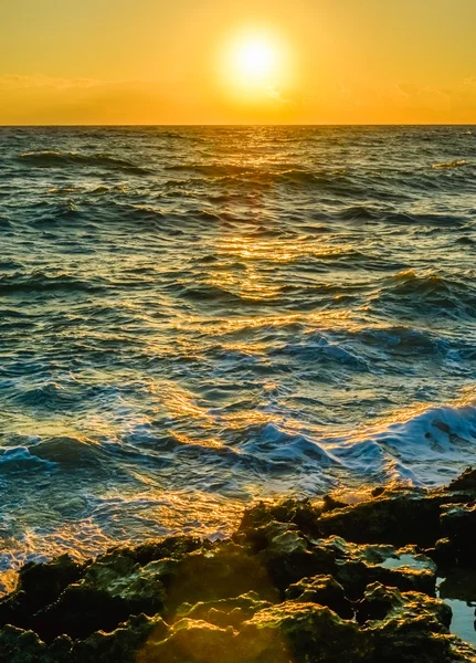 Sonnenaufgang Sonne Ruhe ruhige See — Stockfoto