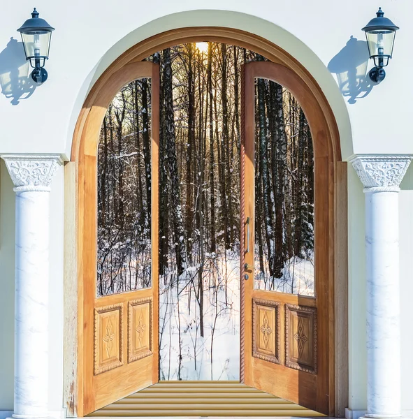 cielo y el paisaje de la pradera — Foto de stock © db-rus #72894623