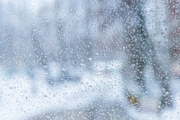 Lluvia sobre el vidrio — Foto de Stock