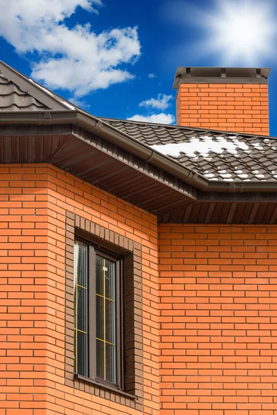 Pipe on the roof — Stock Photo, Image