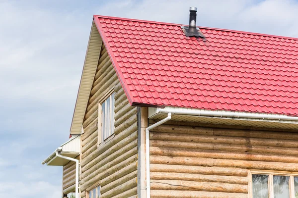 Çatıda boru — Stok fotoğraf