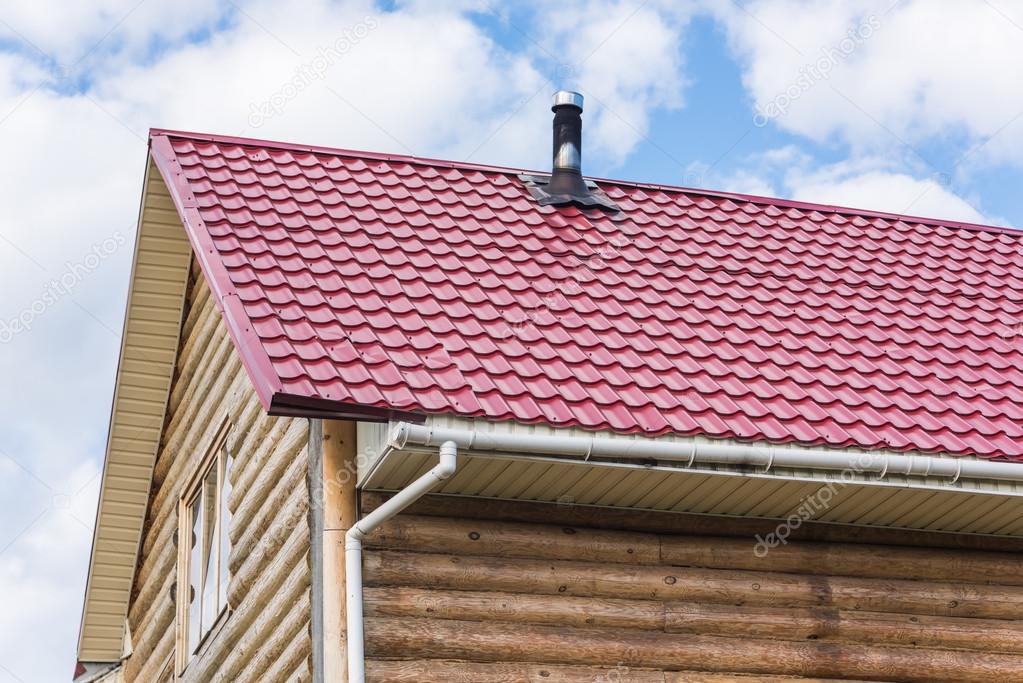 Pipe on the roof — Stock Photo © dbrus 76604039