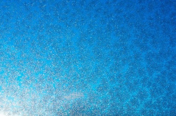 Snowflake on glass — Stock Photo, Image