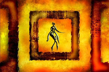 Soyut Yağlıboya Resim