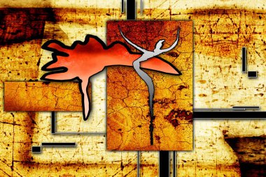 Soyut Yağlıboya Resim