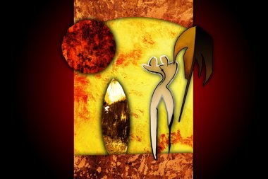 Soyut Yağlıboya Resim