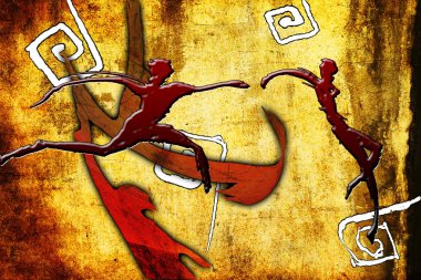 Soyut Yağlıboya Resim