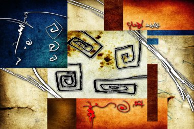 Soyut Yağlıboya Resim