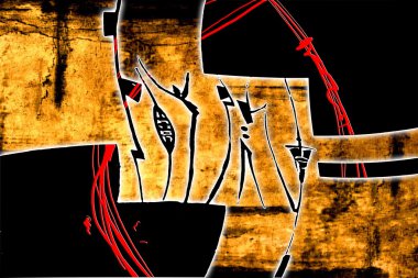 Soyut Yağlıboya Resim