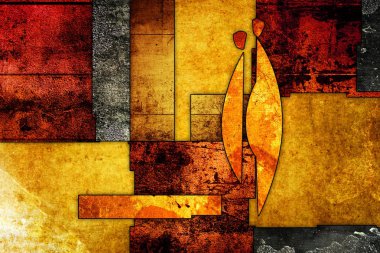 Soyut Yağlıboya Resim