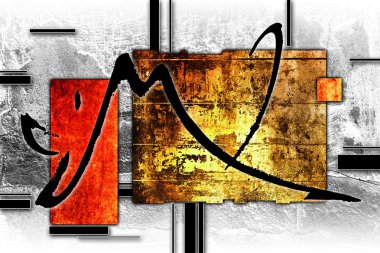 Soyut Yağlıboya Resim